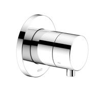 Válvula desviadora empotrada KEUCO IXMO para 3 consumidores con maneta confort, sin cierre, roseta redonda, 59548011001, Color: Cromado