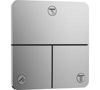 Válvula hansgrohe ShowerSelect Comfort Q, empotrada, 3 consumidores, roseta Soft Edge, 15587000, Color: cromado