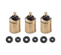 Válvula Inflado Butano Cobre Ligero 6g 3 Pack | Solo 6g de peso, para ultra ligero, para fácil transporte, mochila senderismo, viaje