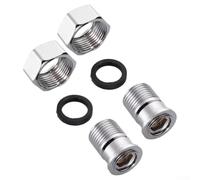Válvula Mezcladora para acero 3/4"x1/2" Anti-Fugas Válvula Mezcladora(2pcs)