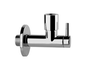 Válvula reguladora de ángulo Gessi, redonda, 01411735, Color: Bronce cálido PVD