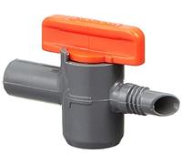 Válvula reguladora del sistema de microgoteo GARDENA: válvula de control para regular el flujo y el rango de las boquillas de pulverización, 5 piezas (1374-20)