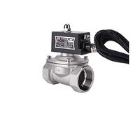 Válvula solenoide a prueba de explosiones normalmente cerrada 304 1-1/2 "válvula acero inoxidable DN40 para(230VAC)