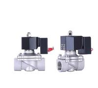 Válvula Solenoide de acero inoxidable normalmente cerrada no caliente DN15 DN20 DN25 DN32 DN40 DN50 con módulo ahorro energía 24 horas trabajo(NPT-110VAC,1.5 Inch)