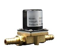 Válvula Solenoide de SVZ-2.5, 220v, 36v, 24v, orificio 2,5mm, válvula bidireccional dos posiciones, máquina soldadura en arco argón VZCT(8mm Hose-dc24v,SVZ-2.5-L)