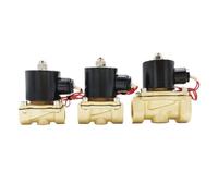 Válvula Solenoide eléctrica normalmente cerrada AC220V a prueba de agua G3/8 "G1/2" G3/4 "G1 G1-1/4 G1-1/2 G2 DC12V 24V(Ac110v,3/8 Inch)
