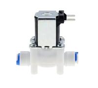 Válvula Solenoide motorizada normalmente cerrada, 1 unidad, 1/4 ", presurizada, DC12V, 24V, AC220V, interruptor de flujo de aire de entrada, dispensador de filtro de agua(DC 12V)