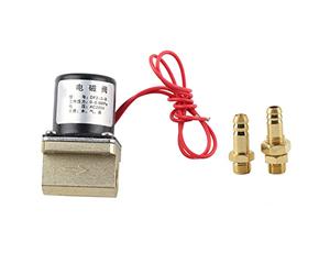 Válvula Solenoide para Agua y Gas CO2, Rosca G1/8, 0-0.8 MPa, 220V AC, Electroválvula de Control de Flujo Industrial