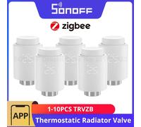 Válvula termostática para radiador SONOFF TRVZB Zigbee, Control por aplicación remota eWeLink para hogar inteligente, funciona con SONOFF ZB Bridge-P, 1-6 uds. 2PCS TRVZB