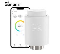 Sonoff Cabezal Termostático Inteligente TRVZB para Radiadores, Zigbee, Pantalla LED, Control por voz