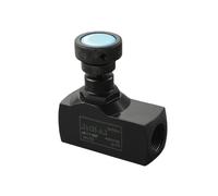 Válvulas de aguja de control de flujo hidráulico Reemplazo de válvulas reguladoras unidireccionales a prueba de fugas con perilla para un ajuste preciso a prueba de fugas