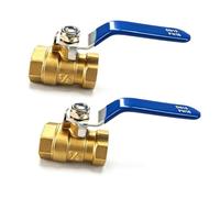 Válvulas de bola de latón con rosca Interruptores con agarre ergonómico Bombas de émbolo de eficiencia Válvulas para agua, petróleo y Interruptores de control de flujo de bolas