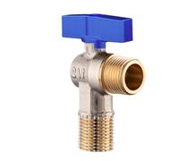 Válvulas de cierre de agua de 1/2 pulgadas, control de flujo universal para agua caliente/fría, parada de ángulo de rotación, parada de ángulo de rotación