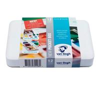 Van gogh 20808631 pintura a base de agua azul, verde, gris, rojo, blan