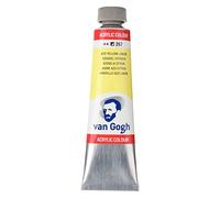 Van Gogh Colores acrílicos Amarillo azo limón 267 - Tubo de 40 ml - Alta carga pigmentaria - Secado rápido - Calidad de estudiante-artista