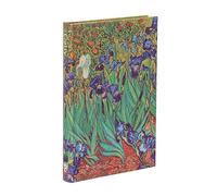 Paperblanks Cuaderno Van Gogh’s Irises Mini – Pautado, Tapa Dura, Cierre Elástico