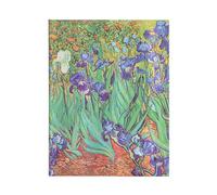 Paperblanks Cuaderno tapa dura Van Gogh’s Irises Ultra sin líneas 120 g/m² cierre elástico