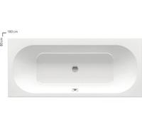 Vana RAVAK CITY SLIM, 180x80 cm, color blanco