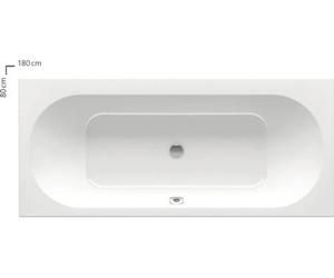 Vana RAVAK CITY SLIM, 180x80 cm, color blanco