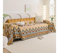 VanderHOME Funda Sofa, Colcha Sofa, Fundas de Sofa Anti Gatos,Plaid Sofa Multifuncional, Manta Sofa Refrescante para El Verano, Manta Cubre Sofa 180 * 230cm-Bohemia