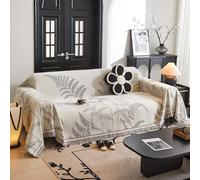 VanderHOME Funda Sofa,Funda de sofá de Chenilla Reversible, Cubre Sofa Chaise Longue, Funda de sofá Lavable para Todas Las Estaciones 180 * 230cm-Curry
