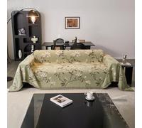 VanderHOME Funda Sofa, Funda Sofá Chenilla, Plaid Sofa Multifuncional, Fundas de Sofa Anti Gatos, Manta Sofa Refrescante para El Verano, Manta Cubre Sofa, Colcha Sofa 180 * 230cm-Matcha Verde