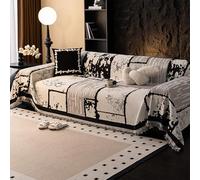 VanderHOME Funda Sofa Jarapas para Sofas,Colcha Multiusos para Sofá, Funda de sofá de Estilo Clásico,Manta Sofa Suave Mantas Decorativas Dormitorio Salón Tejido Borla 180 * 280cm-Blanco