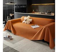 VanderHOME Fundas para Sofa, Funda Sofa Impermeable, Protector Antideslizante para Muebles, Adecuado para Mascotas niños 190 * 340cm-Caramelo