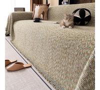 VanderHOME Plaid Sofa,Multifuncional Plaid Cama, Funda Cubre Sofa Suave y Delicada Al Tacto, Resistente a Los Arañazos y Duradera, Fundas Decorativas para Sofás 180 * 130cm-Verde