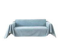 VanderHOME Tejido Grueso Antideslizante Fundas de sofá Ajustables Impermeable Cubre Sofá Protector Extraíbles Almohadilla para sofás Protector de Mascotas 180 * 380cm-Azul Agua