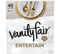 Vanity Fair Napkins Premium Dinner 3-Ply - 40 Napkins