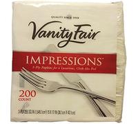 Vanity Fair Servilletas de cena de 3 capas, 200 unidades