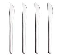 VANRA Juego de 4 cuchillos de postre de acero inoxidable de 14 cm, para aperitivos, frutas, aperitivos, servir cuchillos de servir