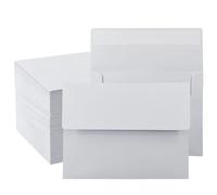 VANRA Paquete de 150 sobres de invitación A2 para tarjetas de felicitación de 4.25 x 5.5 pulgadas, sobres blancos A2, solapa engomada a granel para invitaciones de boda
