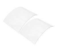 VANZACK 2 Piezas Lente de Repuesto para Casco de Arenado 4mm | Protector de Visera para Soldadura y Esmerilado, Dos Piezas, Visibilidad Clara y Ajuste Estable