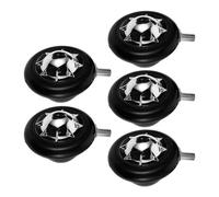 VANZACK 5 Piezas Rueda Giratoria para Muebles, Rueda para Muebles, Bola Anti-enredos, Plástico, Negro, 8x6x5cm, para Banco de Trabajo y Mobiliario, Salones de Belleza y Peluquerías
