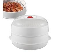Vaporera microondas para cocinar Bol Calentador Utensilios Cocina Tapa