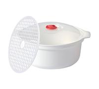 Vaporera para Microondas para Verduras Bol de Cocina con Tapa
