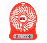 VAR040 Mini ventilador portátil recargable de escritorio y de mano,Ventilador Portable tres velocidades con de luz LED recargable, Mini ventilador de escritorio, batería USB 18650, ventiladores de ref