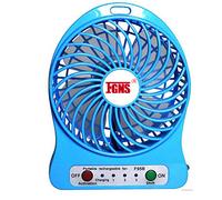 VAR040 Mini ventilador portátil recargable de escritorio y de mano,Ventilador Portable tres velocidades con de luz LED recargable, Mini ventilador de escritorio, batería USB 18650, ventiladores de ref