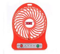 VAR040 Mini ventilador portátil recargable de escritorio y de mano,Ventilador Portable tres velocidades con de luz LED recargable, Mini ventilador de escritorio, batería USB 18650, ventiladores de