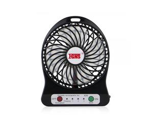 VAR040 Mini ventilador portátil recargable de escritorio y de mano,Ventilador Portable tres velocidades con de luz LED recargable, Mini ventilador de escritorio, batería USB 18650, ventiladores de ref