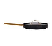 Vargen & Thor Sartén de saltear con tapa Arvet hamrad negro Modelo X2. Ø28 cm