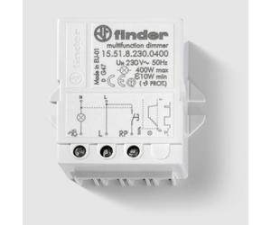 Varialuce Dimmer Montaggio a pannello o da incasso 400W Finder 155182300400