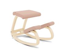 Varier Variable Silla Ergonómica de Rodillas para Escritorio | Silla ergonómica de rodillas sin respaldo con balanceo para una sedestación activa; asiento acolchado, soporta hasta 110 kg