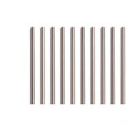 Varilla de carburo de 100 mm, vástago recto, acero de tungsteno, en blanco, para herramientas de torno, taladros, fresas, bricolaje, 10 unidades (2,5 mm)