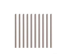 Varilla de carburo de 100 mm, vástago recto, acero de tungsteno, en blanco, para herramientas de torno, taladros, fresas, bricolaje, 10 unidades (1,5 mm)