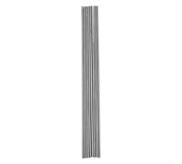 Varilla de carburo de 100 mm, vástago recto, acero de tungsteno, en blanco, para herramientas de torno, taladros, fresas, bricolaje, 10 unidades (1 mm)