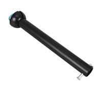 Varilla de Extensión con Cabezal de Bola Negra para Ventilador de Techo | 10 Pulgadas, Diámetro Exterior de 1 Pulgada, Kit de Pasador de Suspensión Incluido, Soporte Estable Metálico