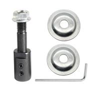 Varilla de extensión de amoladora angular, juego de eje de extensión giratorio de metal, adaptador de eje de motor 775 para rueda de pulido, rueda de cepillo y portabrocas (10 mm)